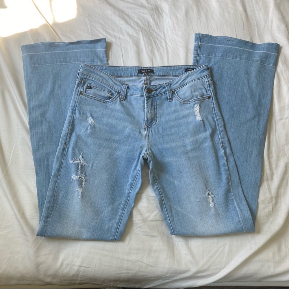 Dear John Backstage Flare Light Wash Denim